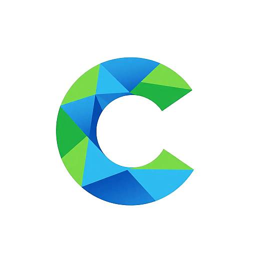 Abstract Geometric C Programming Logo