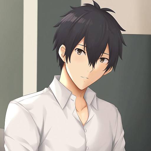 Illustration of Murata ugetsu, given in the style of Arcie albano