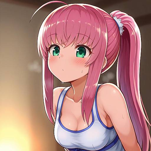 Illustration of Hana (pangya), pangya in the style of Okitsugu