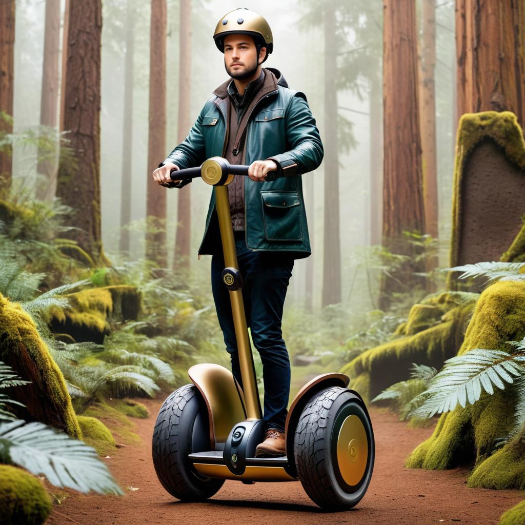 Daring Archaeologist Tests Vintage Hybrid Segway