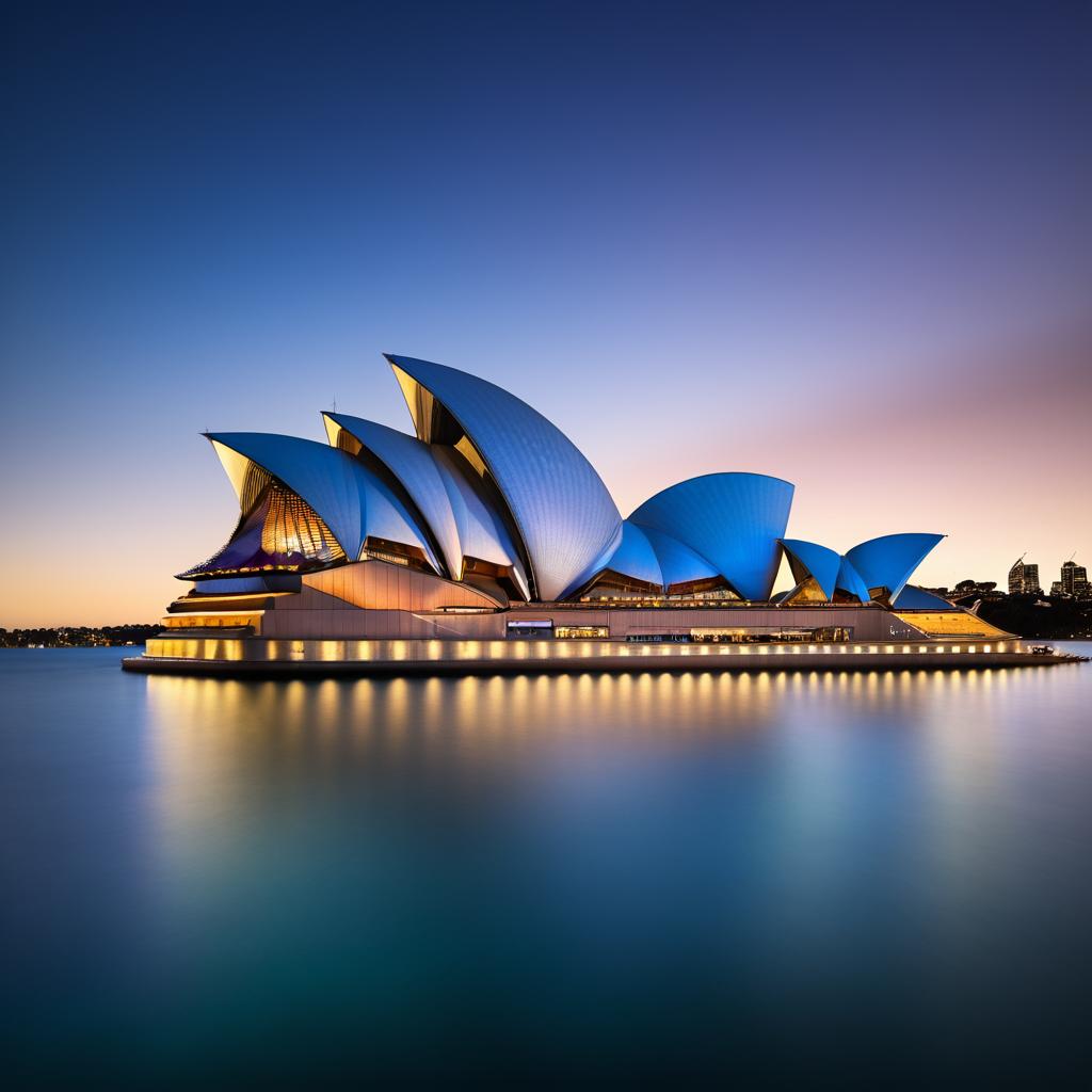 Dusk Photography of Sydney Opera House