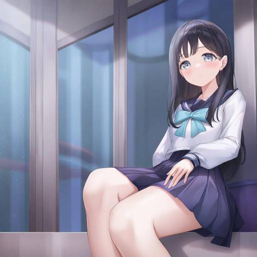 Illustration of Akebi komichi, akebi-chan no serafuku in the style of Lunacle