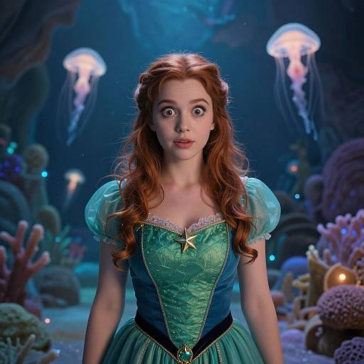 Cinematic Underwater Girl Ursula