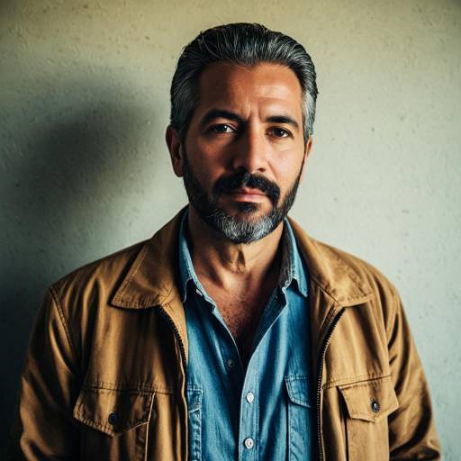 Middle-aged Man in Casual Jacket