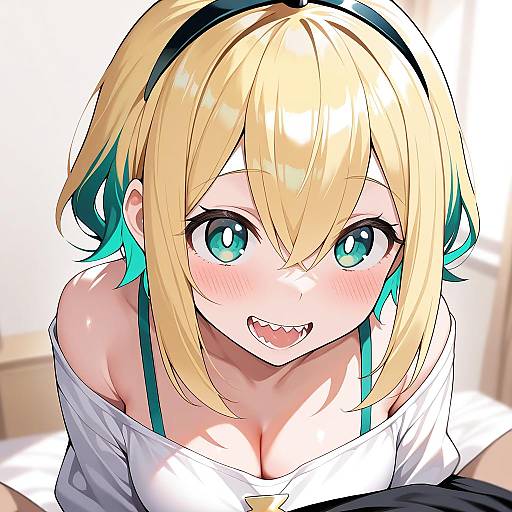 Illustration of Amano pikamee, voms in the style of Suou-sensei