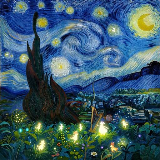 Bioluminescent Enchanted Forest Dream