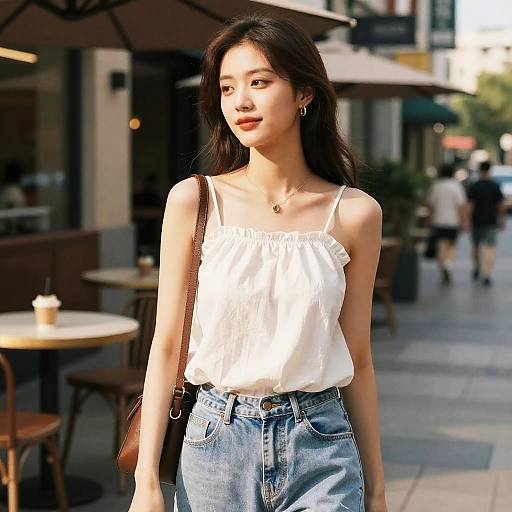 Casual Summer Outfit at Urban Cafe