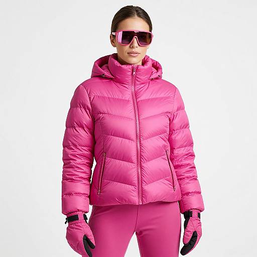 Sporty Winter Chic in Pink