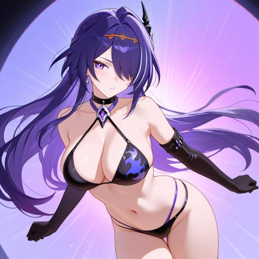 Vibrant Cowboy Shot of Sultry Character