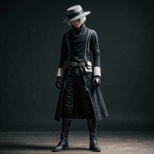 Guy in Nier Automata Costume with Hat
