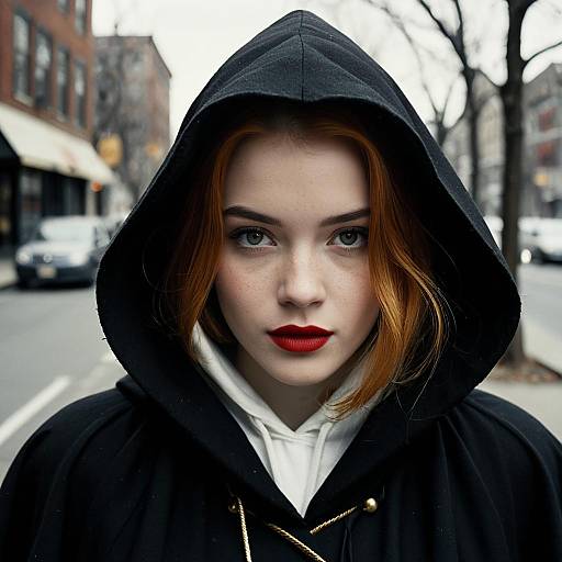 Ethereal Portrait of a Mysterious Woman