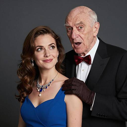 Elegant Encounter Between Generations