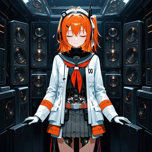 Android Girl with Cowboy Shot Style