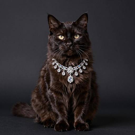 Elegant Portrait of a Ragamuffin Cat