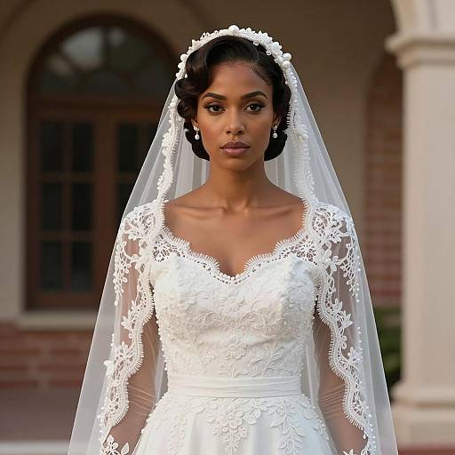 Elegant Bride Frankenstein Photo Shoot