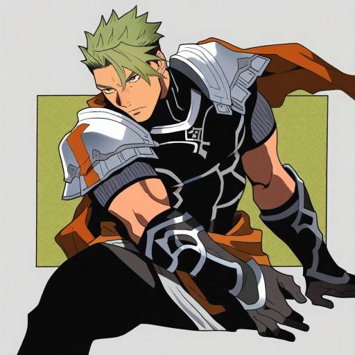 Illustration of Achilles (fate), fate (series) in the style of Onikobe rin