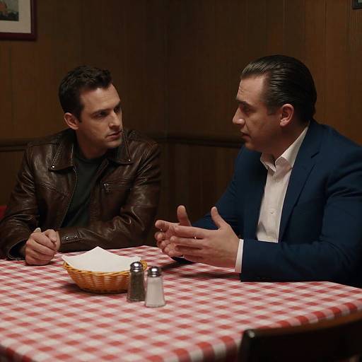 Intense Restaurant Confrontation Scene