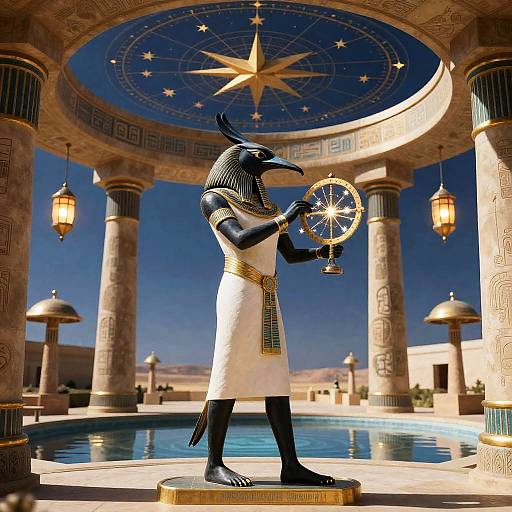Thoth: Ibis Scholar of Celestial Wisdom