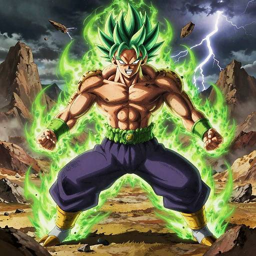 Broly Power Surge on Battle Terrain