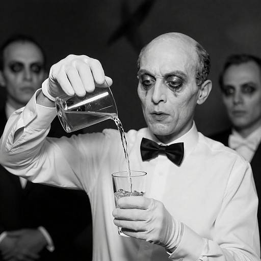 Grotesque Figures in Intense Contrast