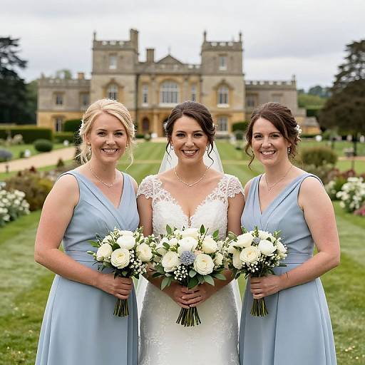 Lovely Bridesmaids at Gloucestershire Wedding