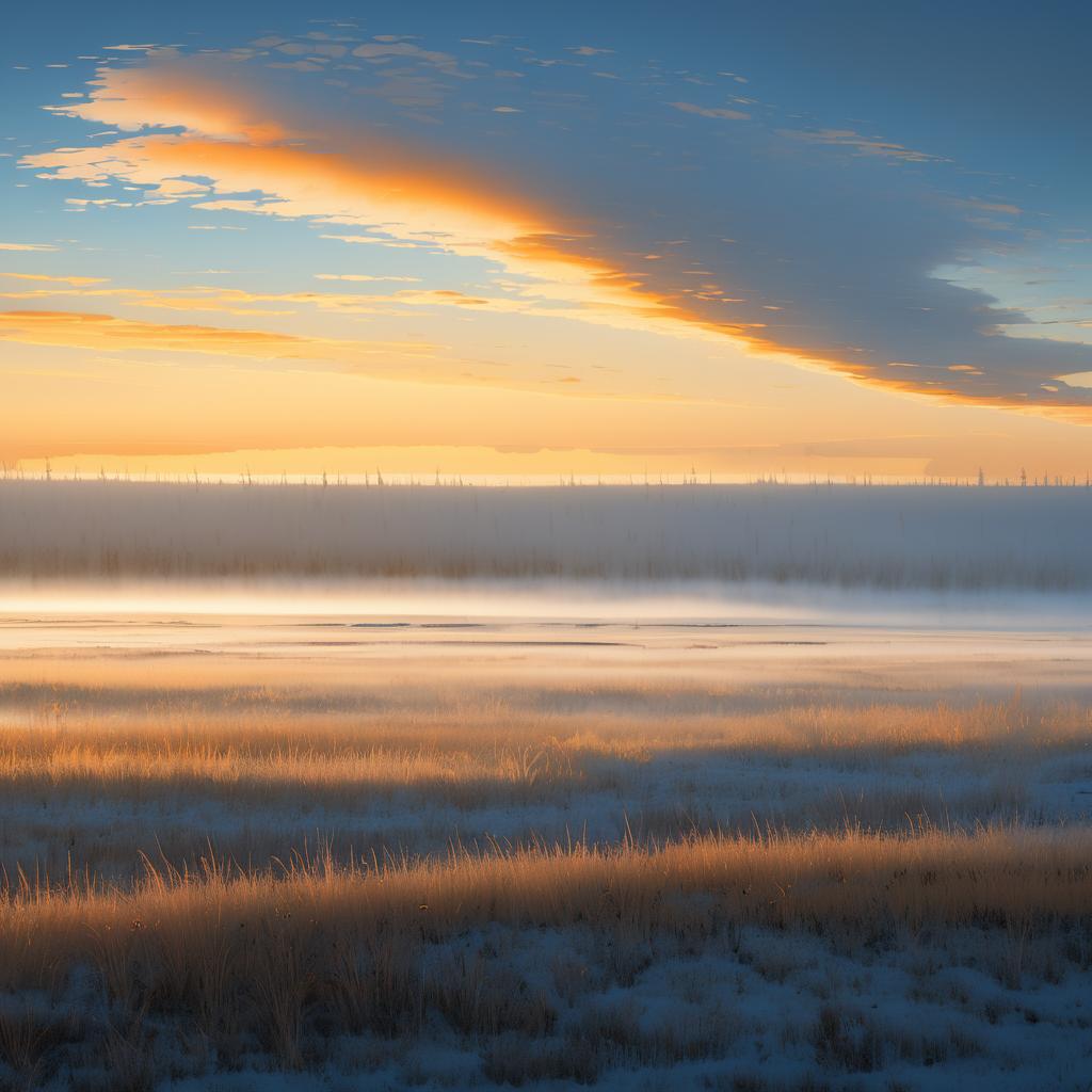 Vibrant Morning in Permafrost Flats