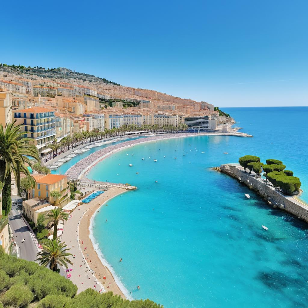 Stunning Coastal Views of Nice, France