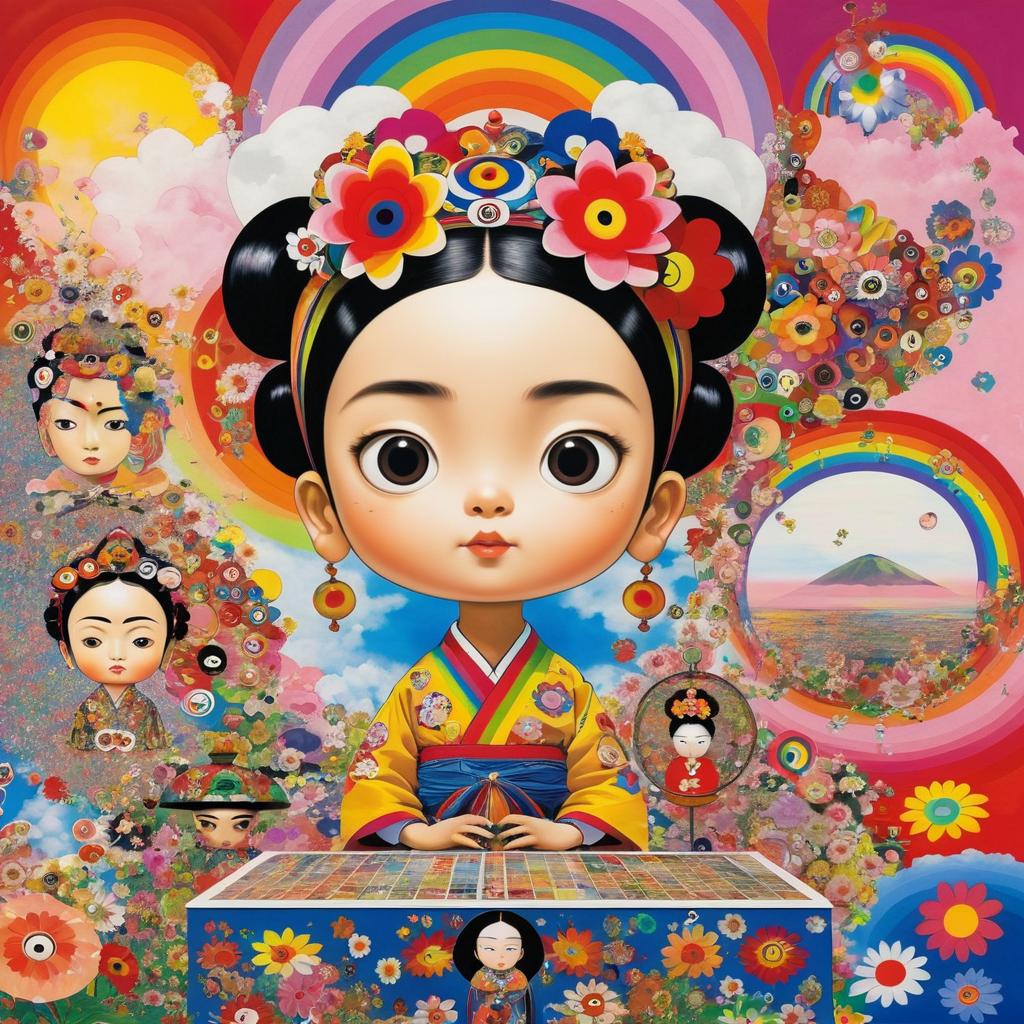 Surreal Love: Murakami x Kahlo's LSD Art