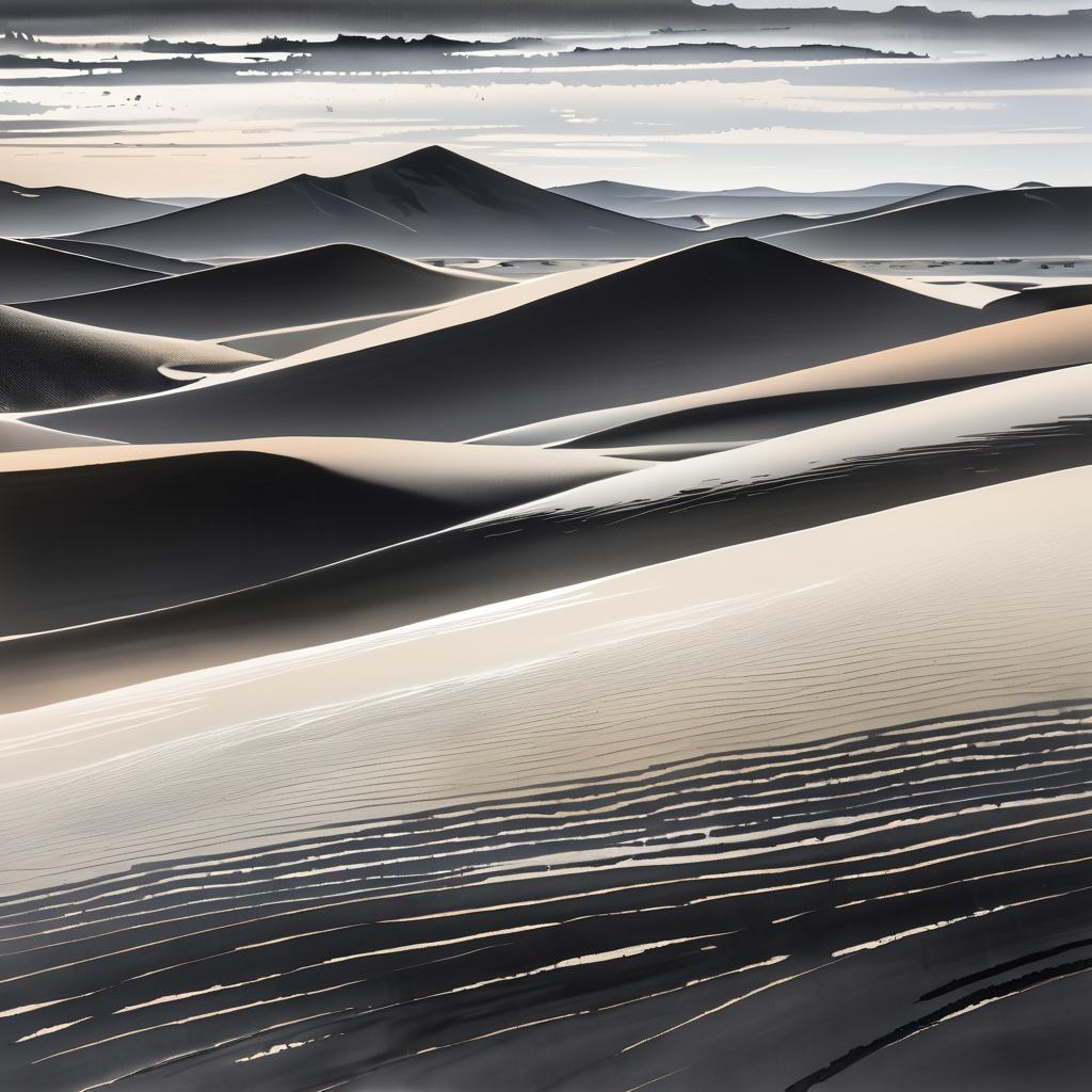 Evening Breeze over Silver Dunes