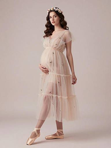 Dreamy Ethereal Fairy Maternity Portrait