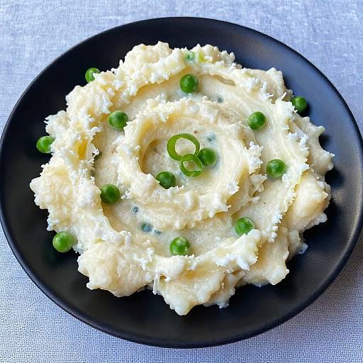 Creamy Mashed Potato Salad Close-Up