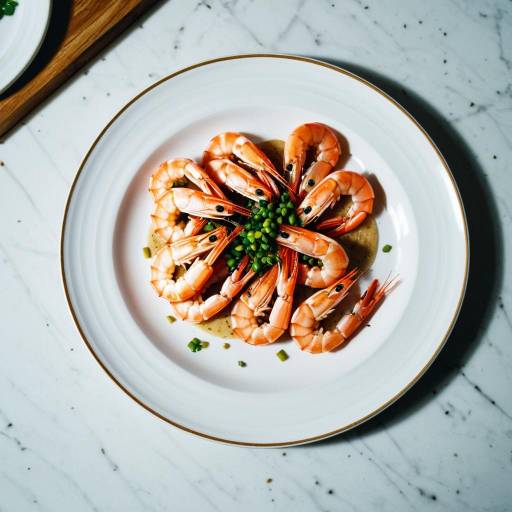 Vivid Culinary Photography of Fresh Shrimp