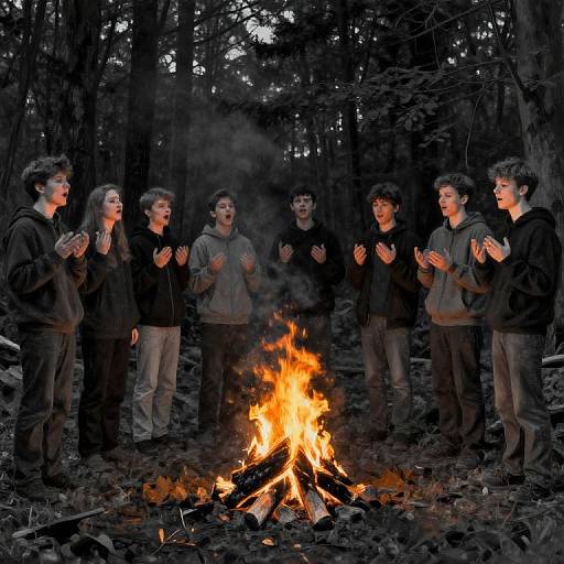 Impressionist Teen Worship Bonfire