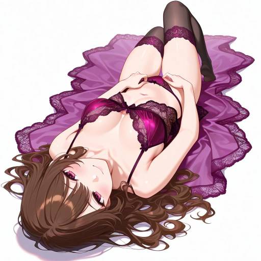Graceful Lady in Elegant Lingerie Pose Graceful Lady in Elegant Lingerie Pose