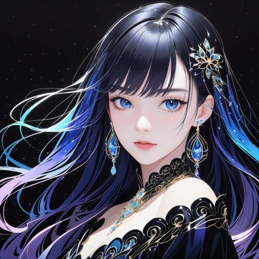 Mysterious Portrait of a Enigmatic Girl Mysterious Portrait of a Enigmatic Girl