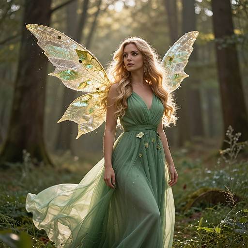 Enchanting Forest Guardian Woman