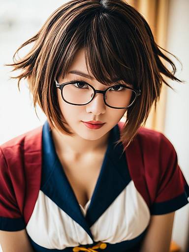 Lifestyle costume photo of Araki hina. Cosplay clothes