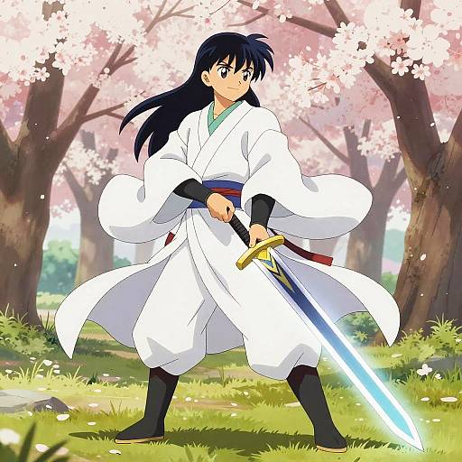 Anime Peacemaker with Light Sword