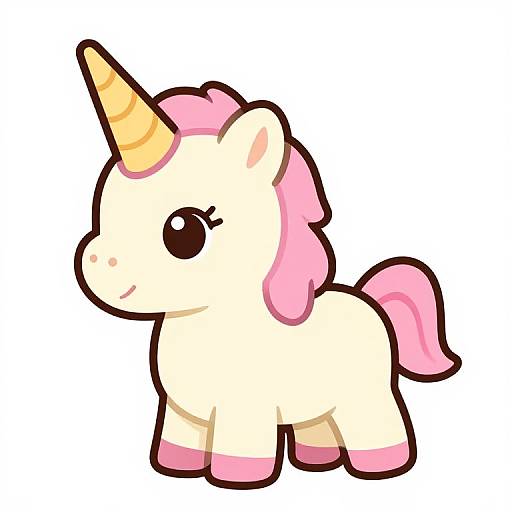 Chibi Pegasus Smart Home Vector