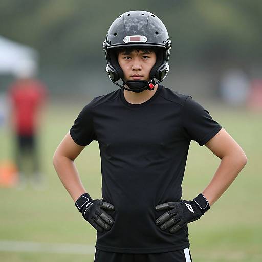 Realistic Male Athlete in Sportswear