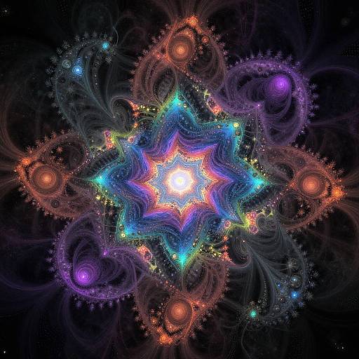 Intricate Fractal AI Artistry