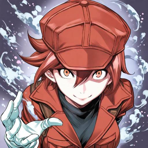 Illustration of Ae-3803, hataraku saibou in the style of Mashima hiro