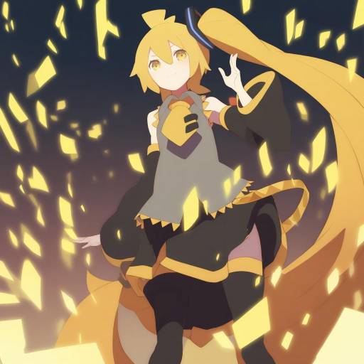 Illustration of Akita neru, vocaloid in the style of Hajime (hajime-ill-1st)