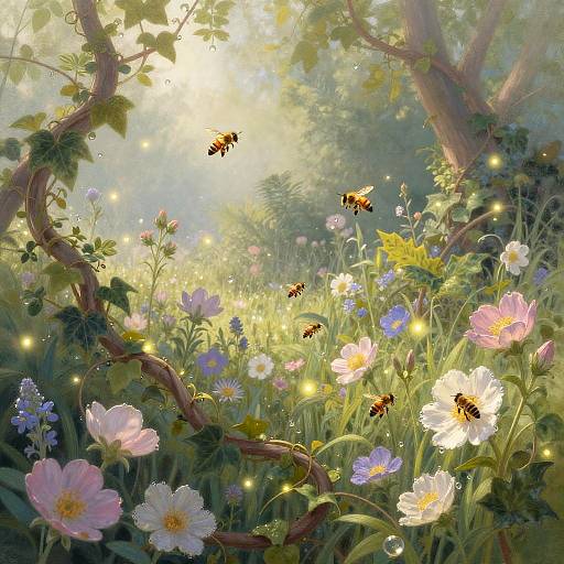 Lush Secret Valley in Morning Light