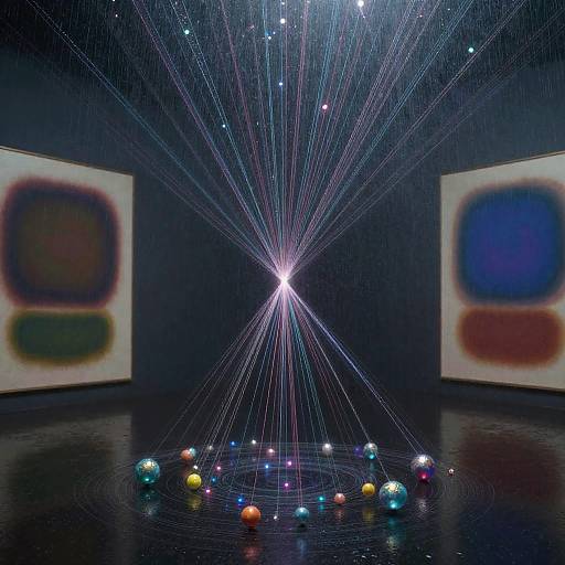 Quantum Realm with Shimmering Particles