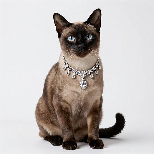 Luxurious Portrait of a Bombay Cat