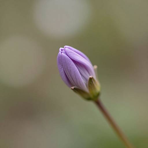 Macro Photography of Tiny Flower Bud