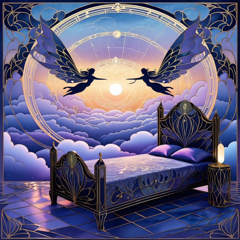 Art Nouveau Dreamweaver in Twilight