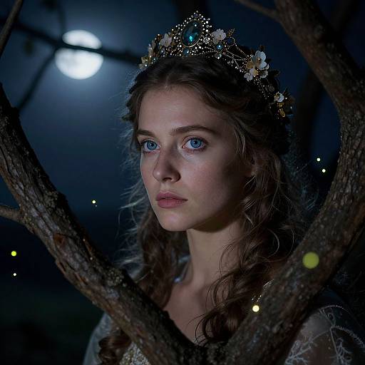 Ethereal Eastern European Woman Portrait