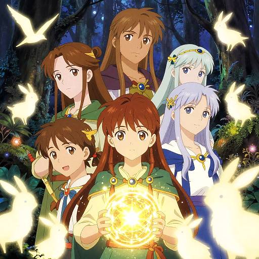 Light Brown Anime Characters in Fantasy